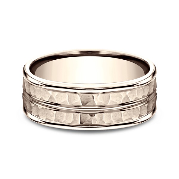 Comfort-Fit Design Wedding Ring