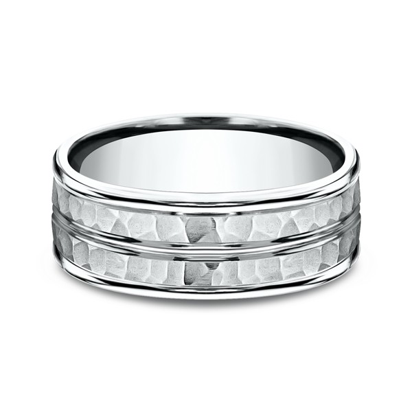 Comfort-Fit Design Wedding Ring