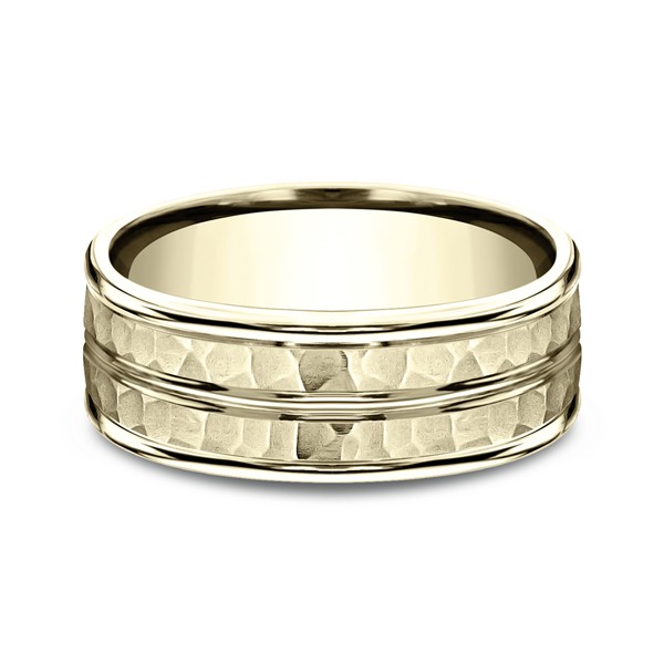 Comfort-Fit Design Wedding Ring