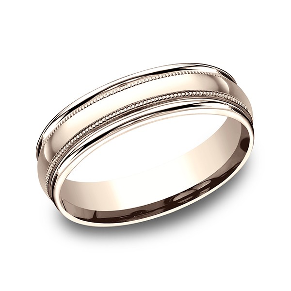 Comfort-Fit Design Wedding Band