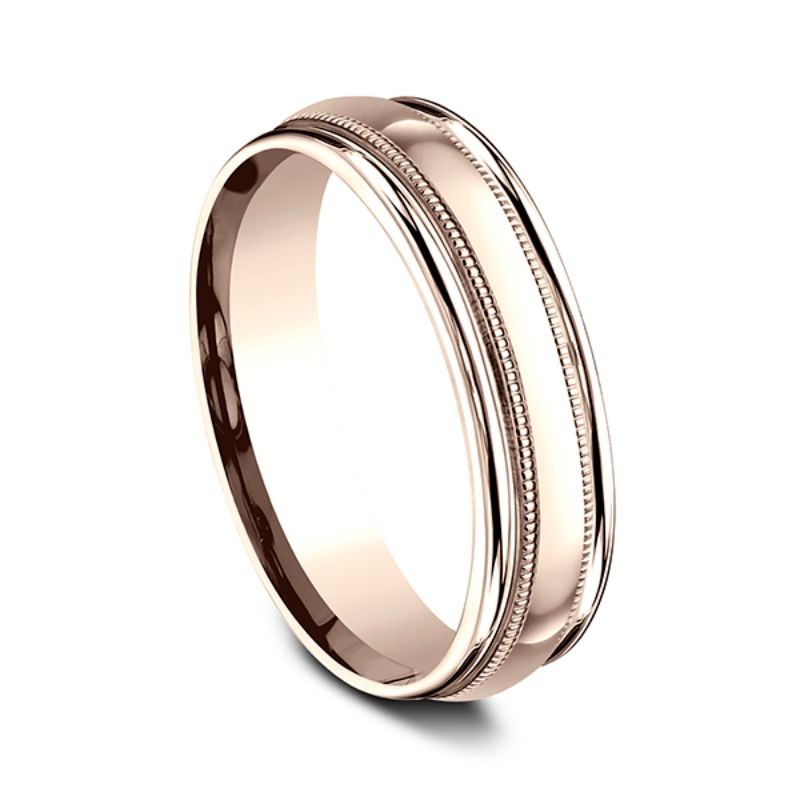 Comfort-Fit Design Wedding Band