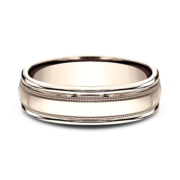 Comfort-Fit Design Wedding Band