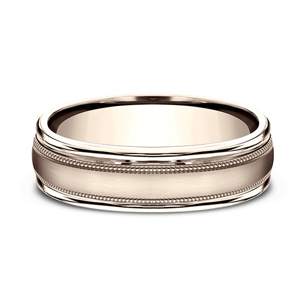 Comfort-Fit Design Wedding Band