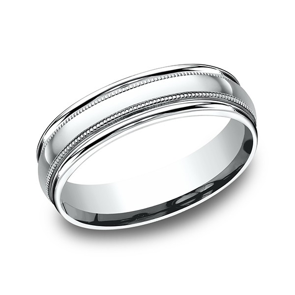 Comfort-Fit Design Wedding Band