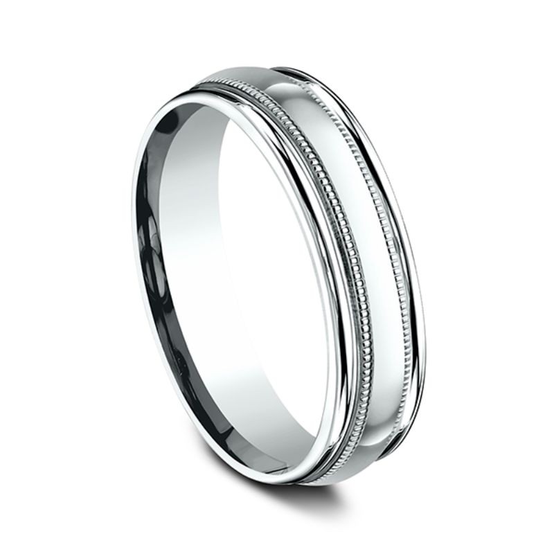 Comfort-Fit Design Wedding Band