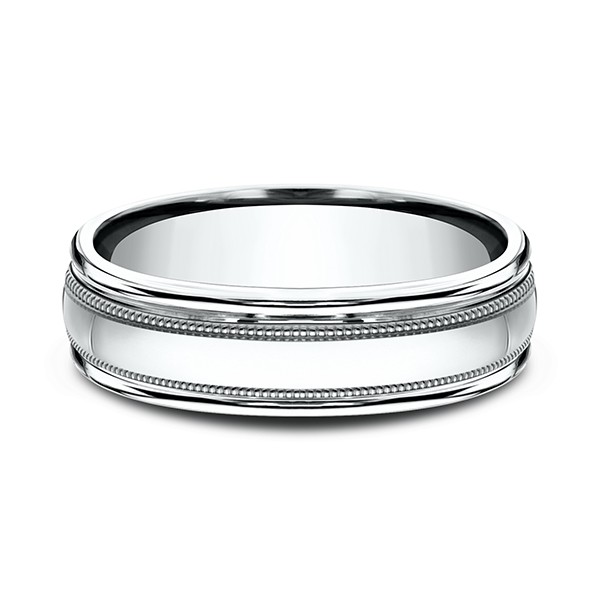 Comfort-Fit Design Wedding Band