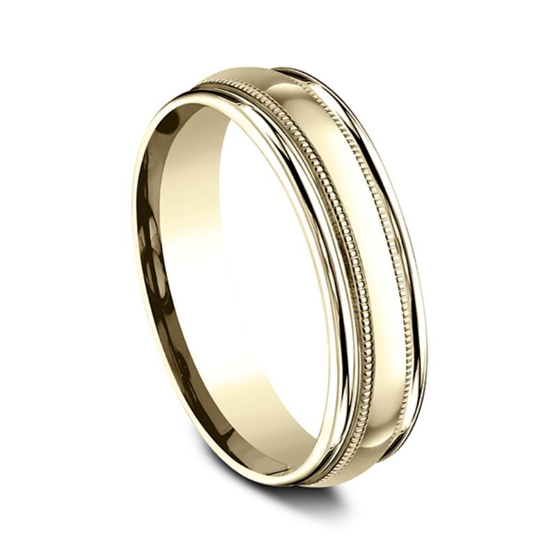 Comfort-Fit Design Wedding Band