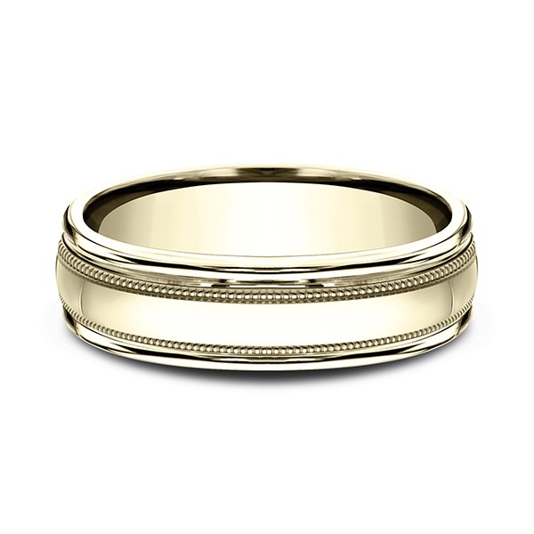 Comfort-Fit Design Wedding Band