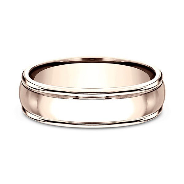 Comfort-Fit Design Wedding Band
