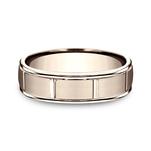 Comfort-Fit Design Wedding Ring