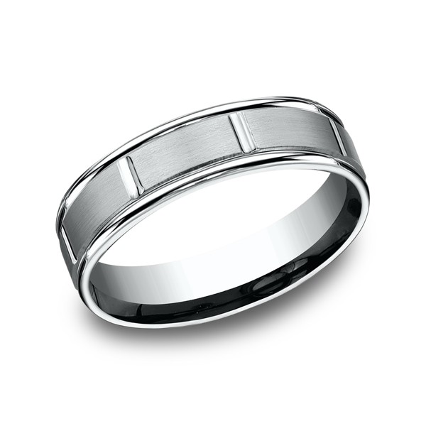Comfort-Fit Design Wedding Ring