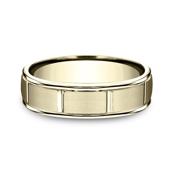 Comfort-Fit Design Wedding Ring