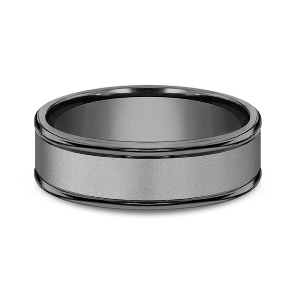 Tantalum Comfort-fit Design Wedding Band