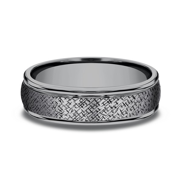 Tantalum Comfort-fit wedding band