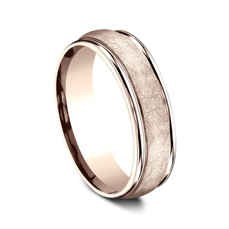 Comfort-Fit Design Wedding Ring