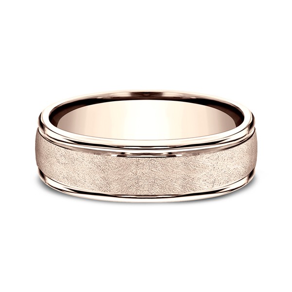 Comfort-Fit Design Wedding Ring