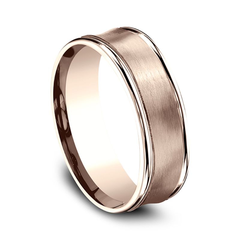 Comfort-Fit Design Wedding Band