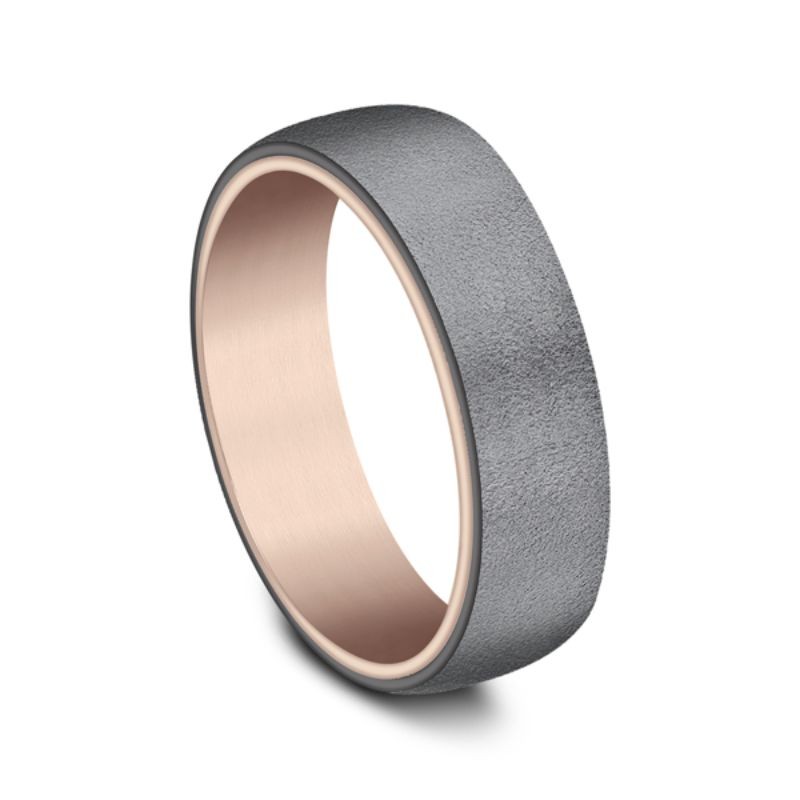 Ammara Stone Comfort-fit Design Wedding Ring