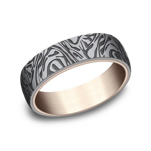 Ammara Stone Comfort-fit Design Wedding Ring