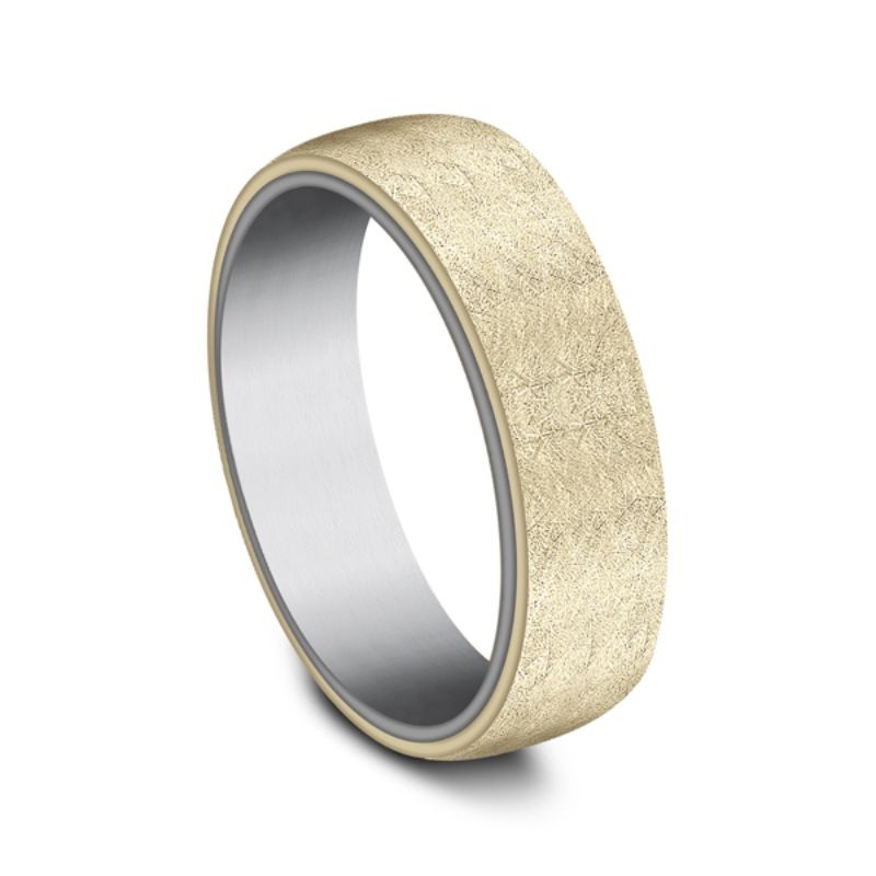Ammara Stone Comfort-fit Design Wedding Ring