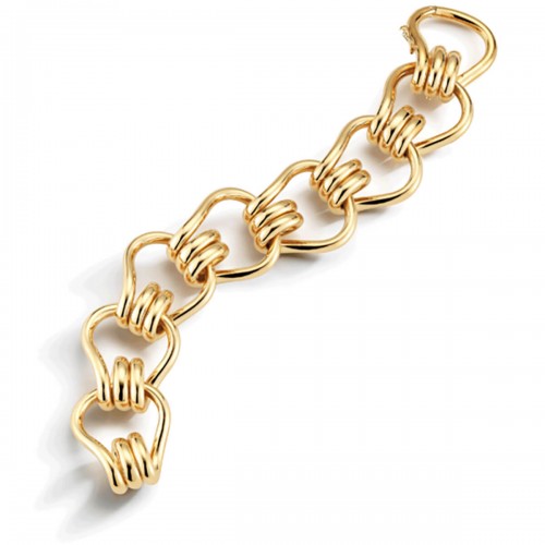Seaman Schepps 22K Mousetrap Link Bracelet
