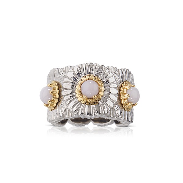 Buccellati Pearl and Diamond Vintage Ring - Primavera Gallery