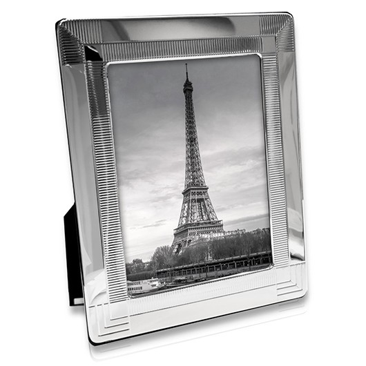 5x7 Sterling Silver Art Deco Frame