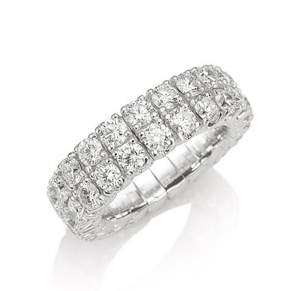 Picchiotti  Xpandable™ 2 Row Diamond  Ring