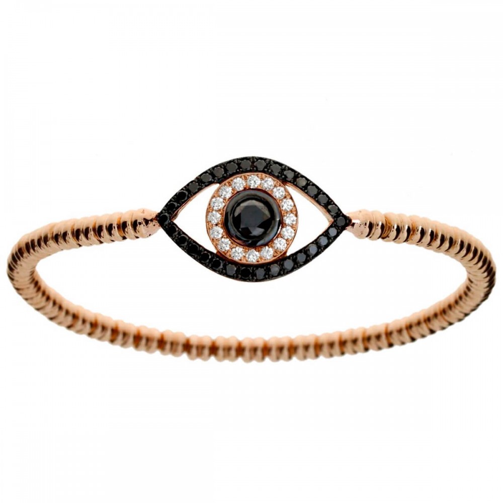 https://www.kernjewelers.com/upload/product/250-7627-Damaso-18K-RG-Evil-Eye-Black-and-White-Diamond-Stretch-Bracelet.jpg