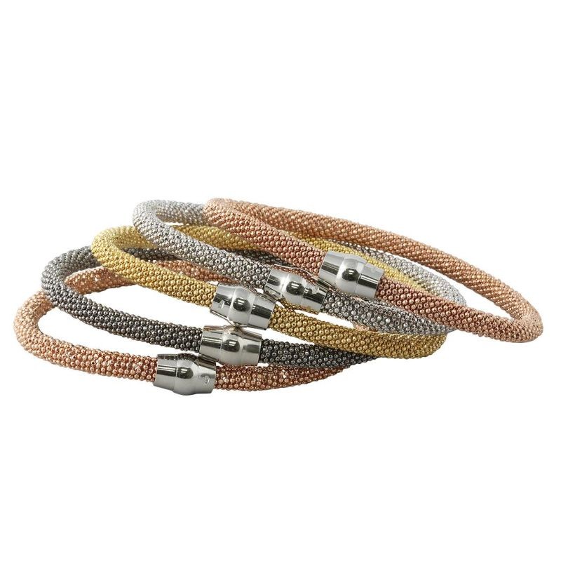 Amore Silver Bracelets With Magnetic Clasps