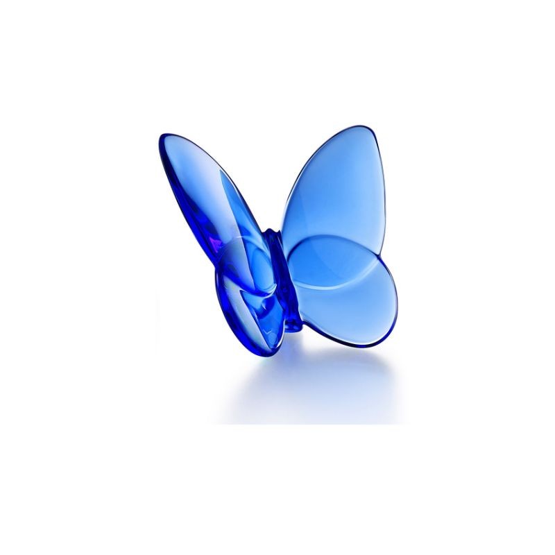 Baccarat Lucky Butterfly Blue Scarabee