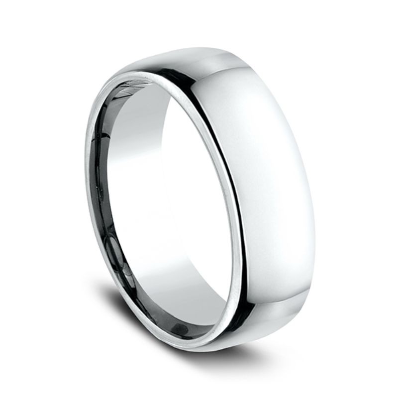 European Comfort-Fit Wedding Ring, 7.5mm