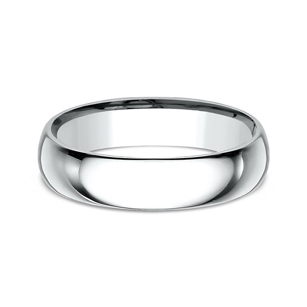 Standard Comfort-Fit Wedding Ring, Domed 5mm