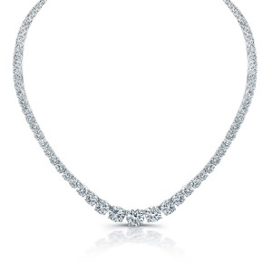18K Riviera Diamond Necklace