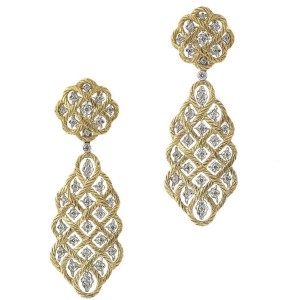 Buccellati  Etoilée Diamond Dangle Earrings