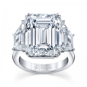 Platinum 3 Stone Diamond Engagement Ring