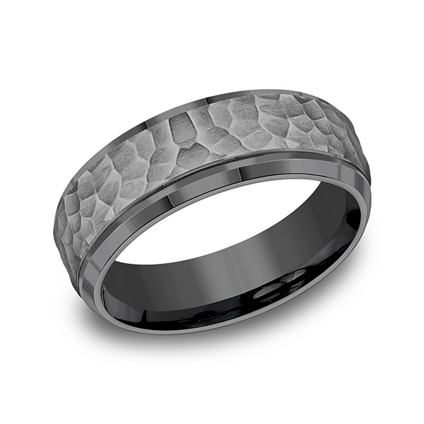 Tantalum Comfort-fit Design Wedding Band