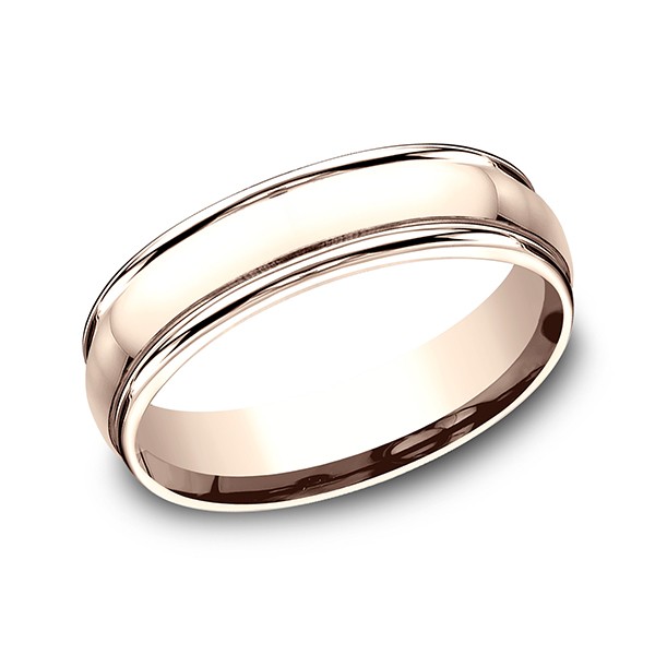 Comfort-Fit Design Wedding Band