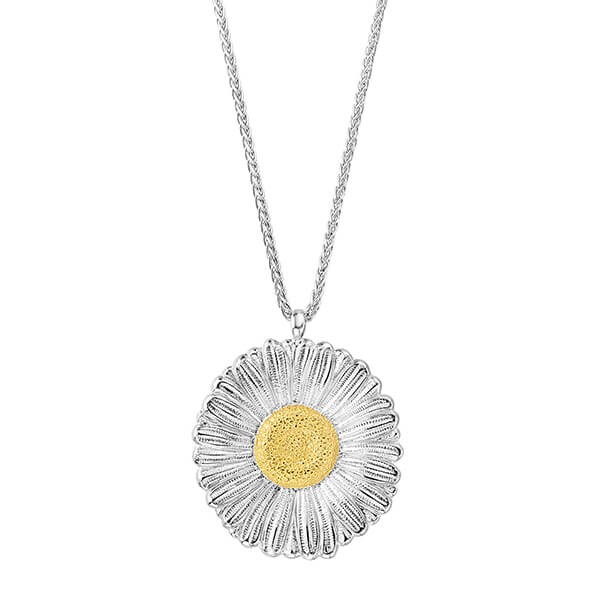 Buccellati Silver Blossoms Daisy Pendant Necklace