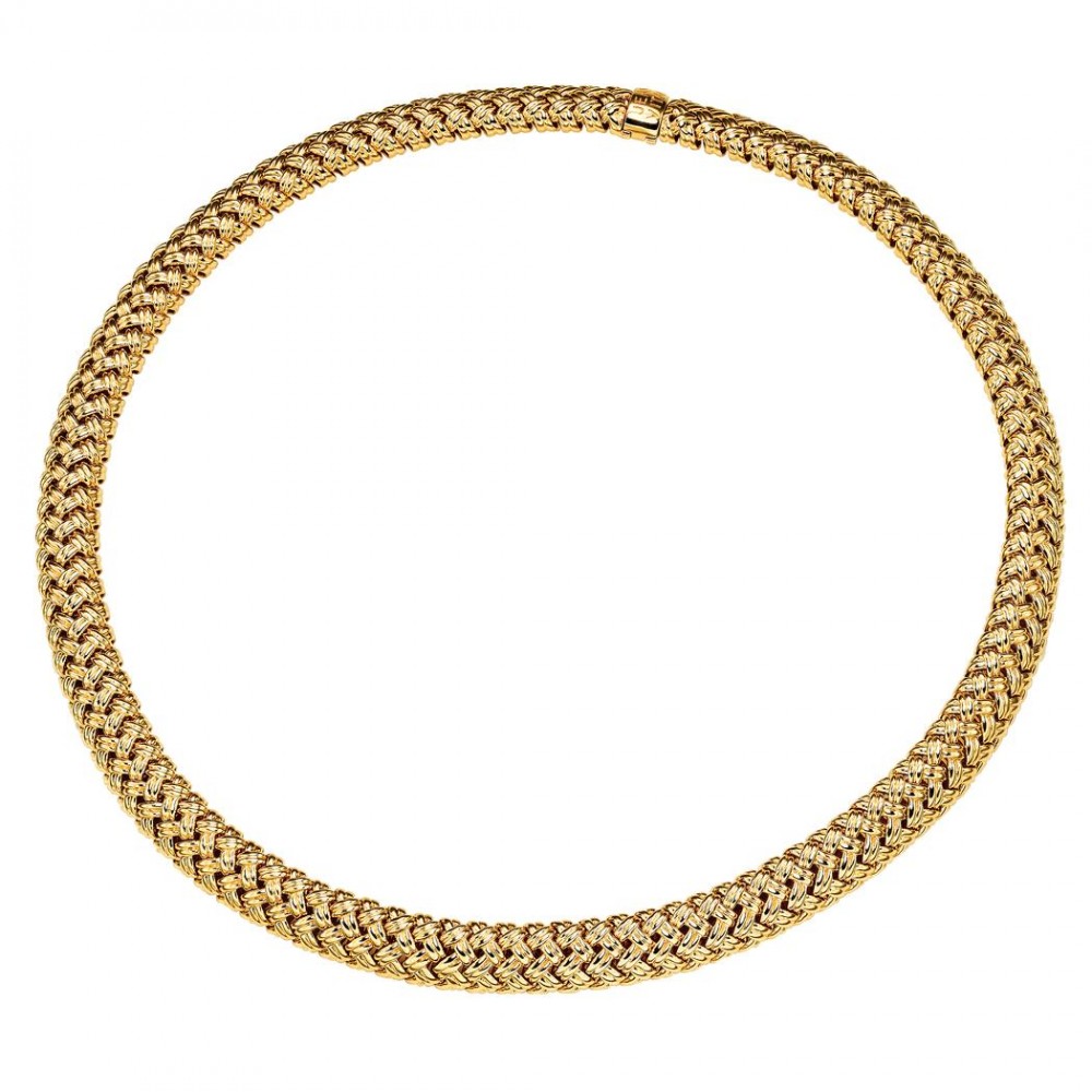 Jean Vitau Basket Weave Necklace