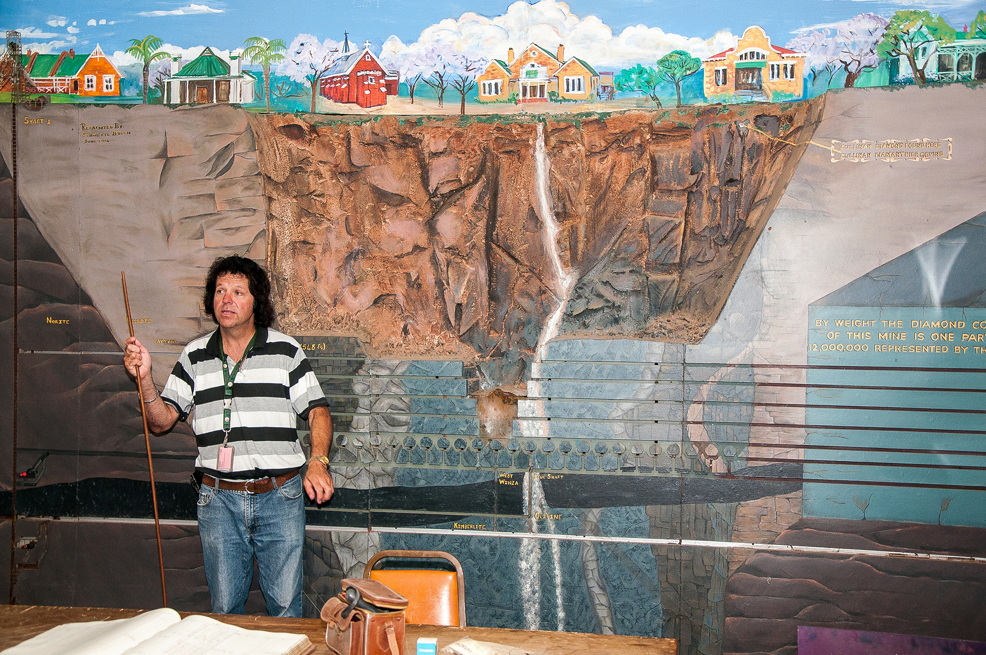 783 METERS, 6000 STEPS AND A THREE MILE TREK UNDERGROUND: PART 1 Diamond Mine