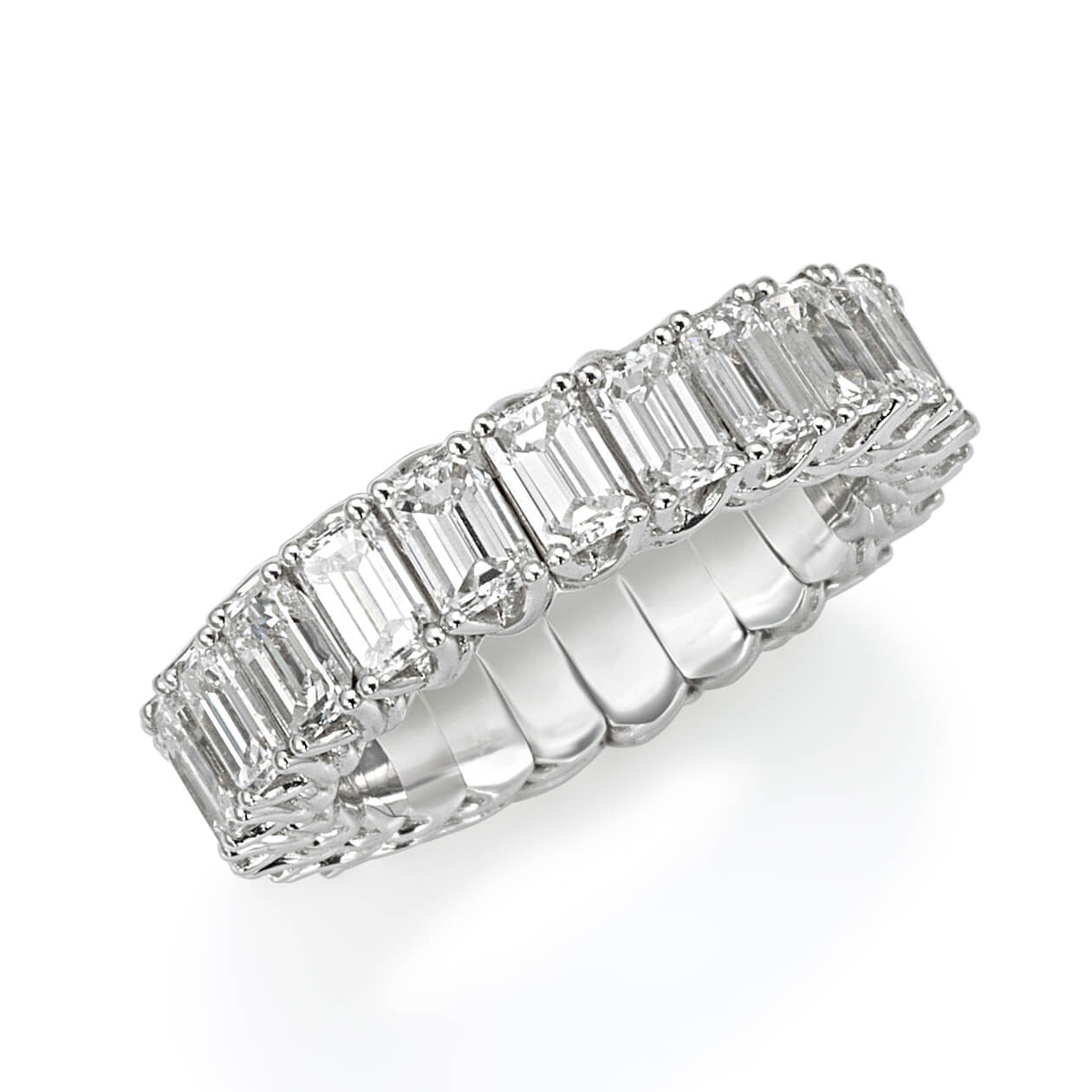 Picchiotti Xpandable Emerald Cut Diamond Ring