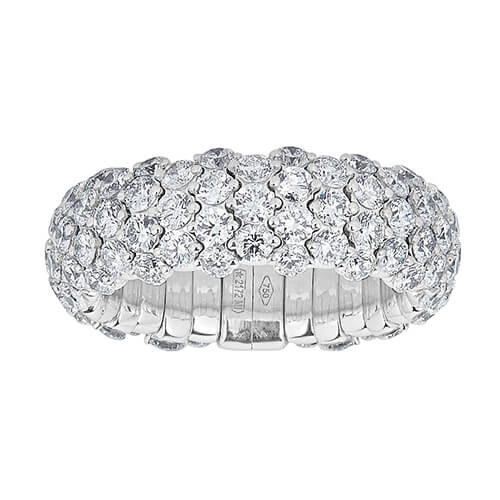 18K Diamond Expandable Ring