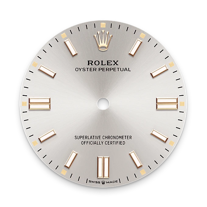 Silver dial