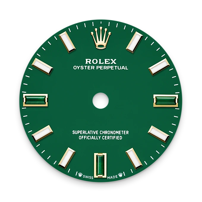 Green stone dial
