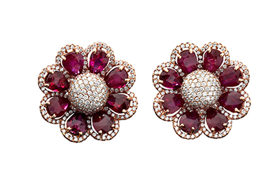 Ruby Earring